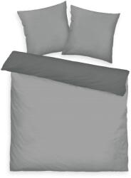 Tom Tailor Szatén ágynemű 200x220 Tom Tailor szürke grafit egyszínű párnahuzatok 80x80 2db