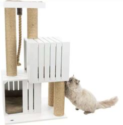 TRIXIE Skadi Macskajátszótorony - Fehér - 114cm
