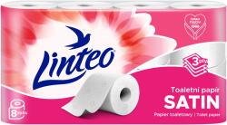 Linteo wc papír fehér, 3 rétegű, 8 tekercs, 15m (20682)