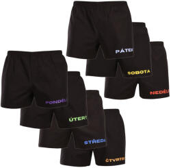 Nedeto 7PACK férfi bő szárú boxeralsók Nedeto 2. hét (7NTF2) XXL
