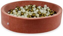  Agyagszínű velvet labdamedence 130x30cm