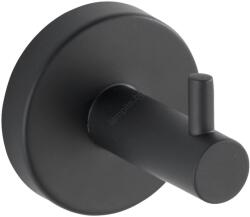 WENKO 24232100-Кука BOSIO BLACK 5, 5x5, 5 cm неръждаема стомана/сребриста (WE0673)