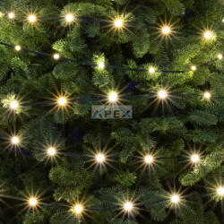 Somogyi Elektronic LED508DWW DOT LED-es fényfüzér, kül- és beltéri kivitel, 500 db melegfehér LED, 8 világítási mód, 50 m füzérhossz