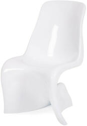 King Home HIM Üvegszálas Szék Fehér Magasfényű (KHM-JH-072-2-HIM.BIALY)