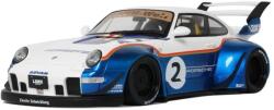  Porsche 911 (993) RWB X Liberty Walk - 2 fehér 2023 modellautó 1: 18