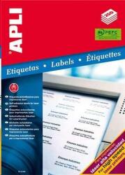 APLI 210x297 mm etikett, lézernyomtatókhoz 250 darab (LCA2530) (02530)