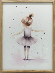  VÁSZON FESTMÉNY Tánc BALLERINA RÓZSASZÍN MAGIC KERET NÉLKÜL 70x100 CM