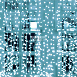 Somogyi Elektronic KAF200DWH DOT LED-es fényfüggöny, kül- és beltéri kivitel, 200db hidegfehér LED, 2m x 2 m, választható ismétlődő időzítés - webmuszaki