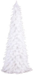 MagicHome MagicHome karácsonyi dekoráció, karácsonyfa pehelyből, fehér, 24 x 60 cm