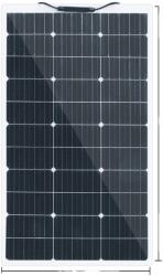 Rugalmas napelem, 100 W maximális teljesítmény, könnyű és tartós, 100 W rugalmas DHL