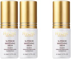 Ailke Szuperfehérítő szérum, mélyen hidratálja, megvilágítja a sötét foltokat, 3 üveg szérum