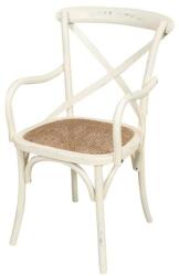  Vintage Karfás Szék - Kőrisfa - 50x43x89cm