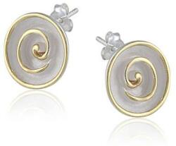  Paros Ezüst Fülbevaló - Csigavonal Design