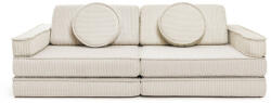  Shappy kordbársony kanapé - vanilla - pepita