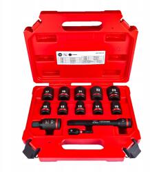 Milwaukee 1/2 10-24mm-es ütvecsavarozó dugókulcs készlet 13el Milwaukee 4932480456 (4932480456)