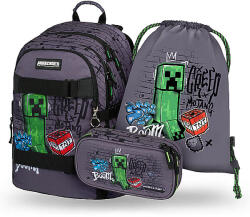 Baagl Minecraft TNT Iskolatáska Szett Felsősöknek (8595689353902)