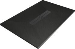 Mexen Toro SMC zuhanytálca 100 x 90 cm, fekete , takaró fekete - 43709010-B Kompozit zuhanytálca Kompozit zuhanytálca (5905315228246)