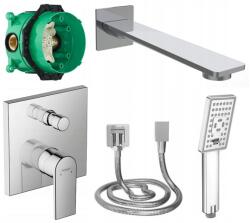 Hansgrohe Falsík alatti kádszett Hansgrohe Vernis Shape iBOX Kifolyócsővel (Vernis 71468000)