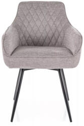 SIGNAL MEBLE Marlo Brego Forgó Étkezőszék Szürke Szövettel (SIG-MARLOBRCSZ)