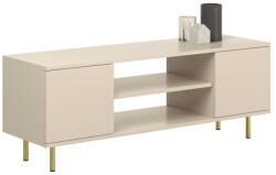  Focus kasmír RTV szekrény 135 cm - arany lábakkal