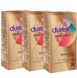 Durex Real Feel latexmentes óvszerek latex nélkül 30 db (Prezerwatywy Durex real feel pogrubione 30szt)