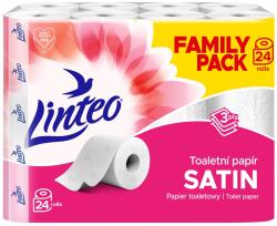 Linteo wc papír, fehér, 3 rétegű, 24 tekercs, 15m (20699)