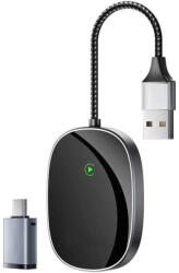 Vichema Tech Vezeték nélküli Android Auto 2 az 1-ben adapter, 2024 CarpPlay, VICHEMA Tech, iOS/Android rendszerrel kompatibilis, Plug and Play, Online frissítés, Voice Assistant