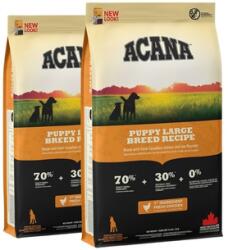 ACANA Puppy large breed 22, 8 kg (2 x 11, 4 kg)