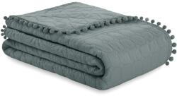 AmeliaHome Ágytakaró MEADORE szürke mikroszálas 240x260 AmeliaHome