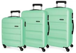 ROLL ROAD Flex Turquesa, ABS utazótáska készlet, 55-65-75cm, 584946B