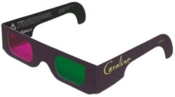 MAGENTA-ZÖLD 3D SZEMÜVEG - Coraline