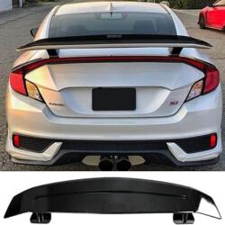 1. Generációs Univerzális Hátsó Spoiler Lámpával Szedánhoz Fényes Fekete AutoVision