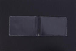  Diák- és igazolványtartó, 2 lapos, PVC, átlátszó - pepita