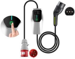 Hordozható EV töltő, 2. típusú kompatibilitás, IP65 vízálló, Syplus 11kW 4m