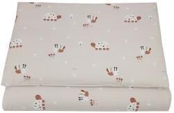 EKO Ágynemű 2 részes pamut Bees Beige mintával 40x60 cm, 90x120 cm