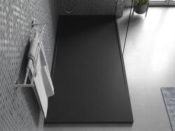 Mexen Amon SMC zuhanytálca 150 x 80 cm, fekete - 4F708015 Kompozit zuhanytálca Kompozit zuhanytálca (5905315073594)