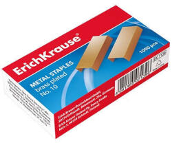  ErichKrause Tűzőkapocs No. 10 - 1000 db - Rézszínű (7139)