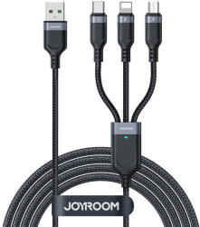 JOYROOM Multi-Use Series 3-in-1 cable S-1T3018A18 Lightning USB-C micro USB 1.2m - black