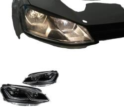  Fényszórók, Full LED, ABS anyag, Dinamikus irányjelző, Sliver, LHD