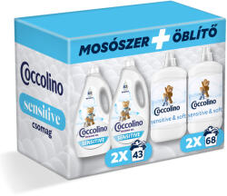 Coccolino Sensitive Öblítő és Mosószer csomag (8720182931412)