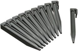 Nature 10 db szürke rövid kerti rögzítőcövek (428502)