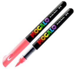 M&G Marker acrilic M&G MOCALO, vârful pensulei - Carminum 425