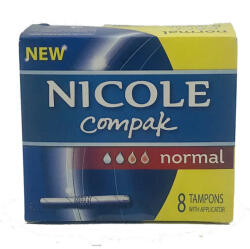  Applikátoros Tampon Nicole Compak 8 Darabos Normál