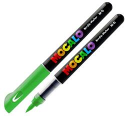 M&G Marker acrilic M&G MOCALO, vârf pensulă - Verde închis 532