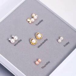  Pearl Days - 5 darabos gyűrűszett (lb-gp-ear-prl-32)