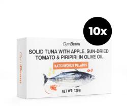 GymBeam Tonhal olívaolajban almával, napon szárított paradicsommal és piripirivel 10 x 120 g