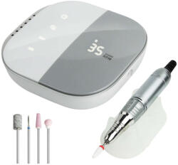  Elektromos Körömcsiszoló és Ápoló Gép - 4 Fejjel, 35000 RPM