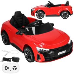 Springos Audi RS e-tron GT elektromos gyerekautó, 12V 4x4, piros/fekete, 3+, 103x58x41cm (KC0013)