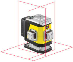 Nivel System Lézeres szintmérő piros keresztsugárral, 3 x 360°, CL3R Bluetooth-al
