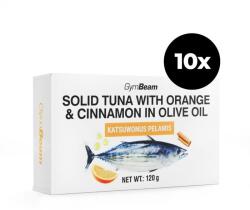 GymBeam Tonhal olívaolajban naranccsal és fahéjjal 10 x 120 g
